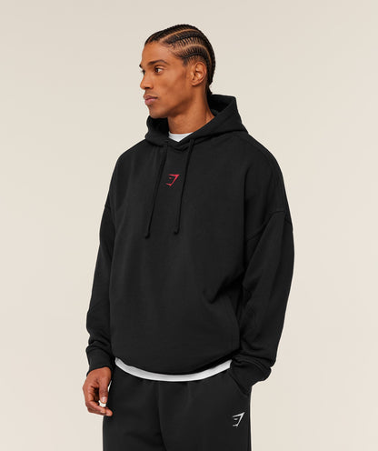 Gymshark Power Oversized Hoodie Black