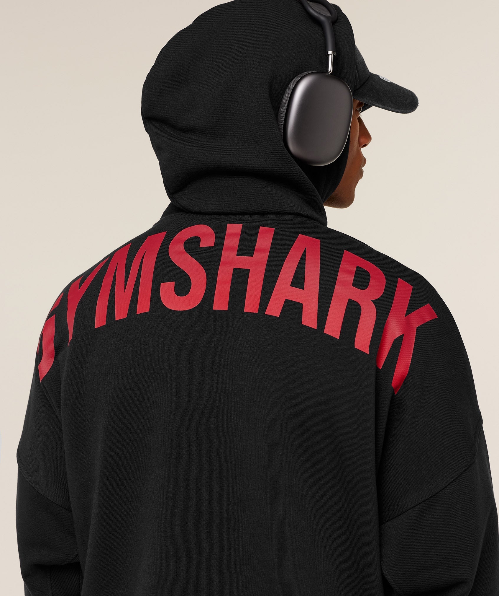 Gymshark Power Oversized Hoodie Black