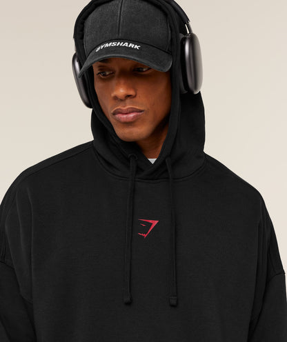Gymshark Power Oversized Hoodie Black