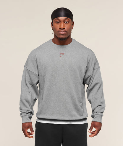 Gymshark Power Crew Charcoal Core Marl
