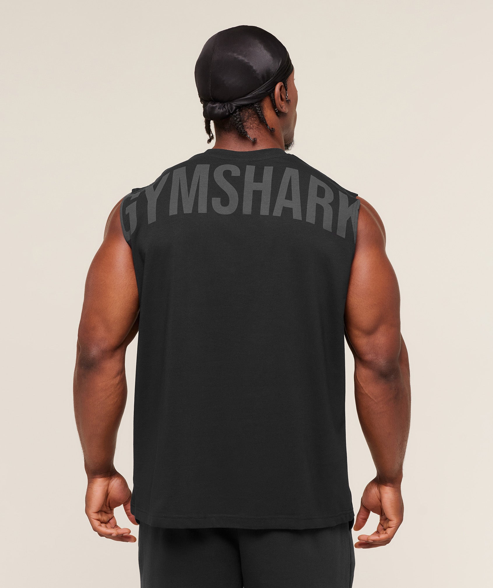 Gymshark Power Cut Off Tank Black