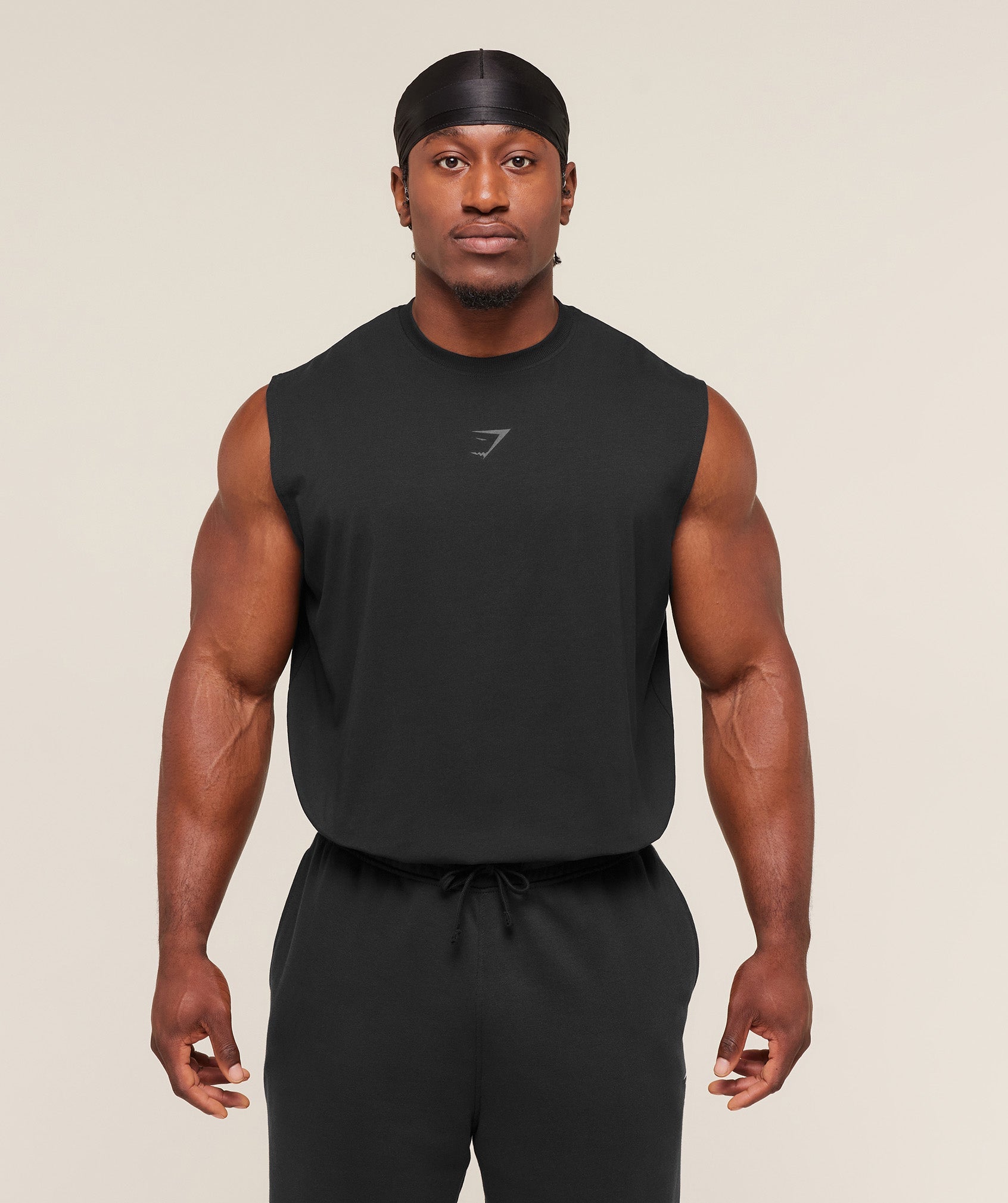 Gymshark Power Cut Off Tank Black