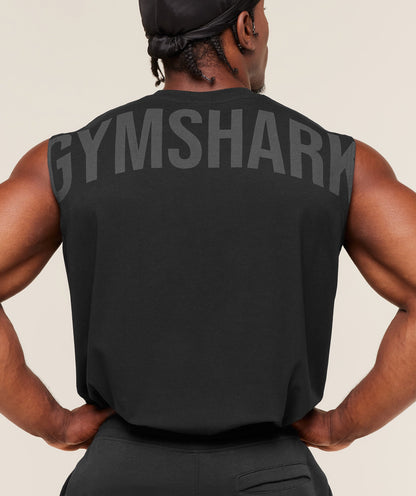 Gymshark Power Cut Off Tank Black