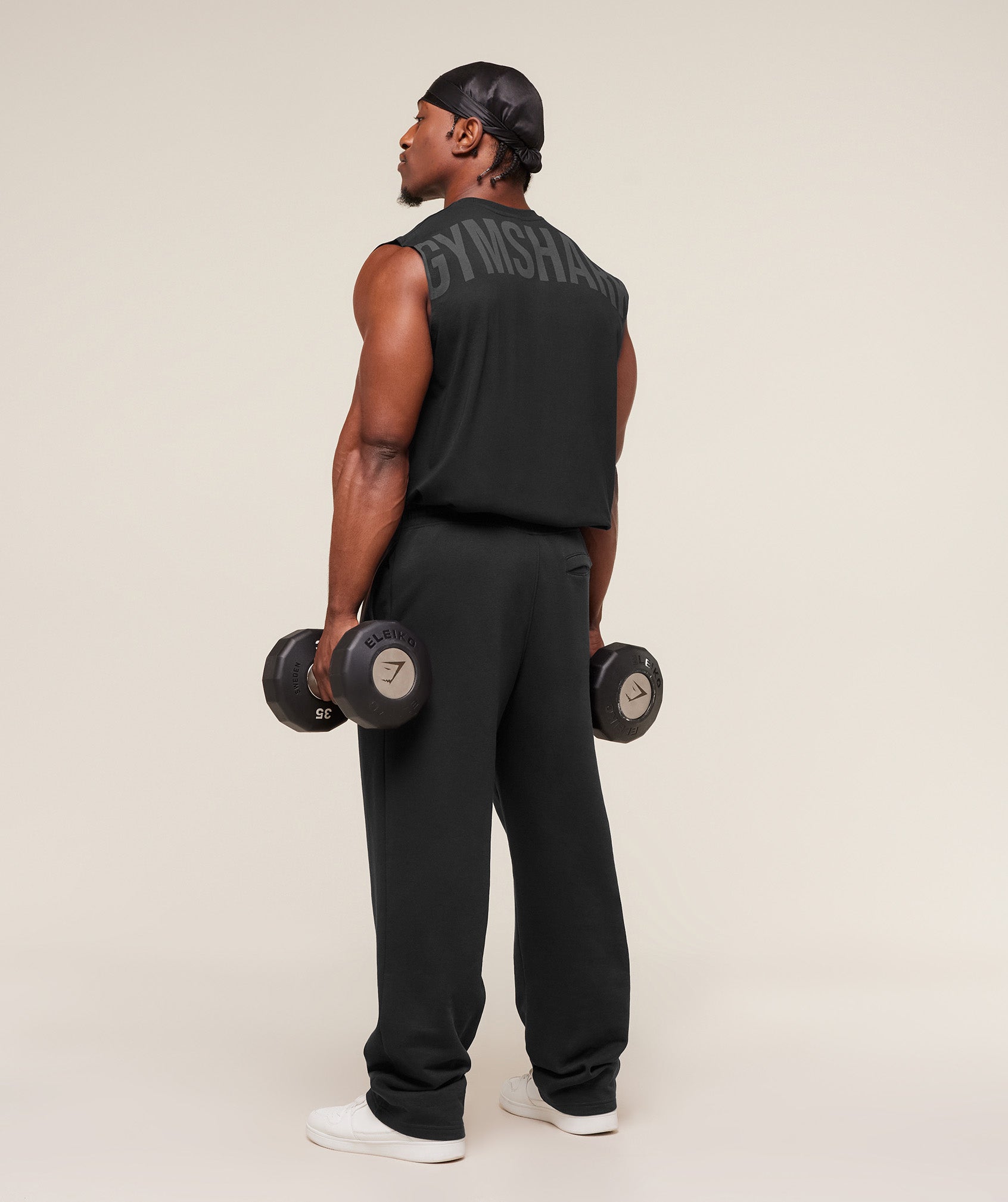 Gymshark Power Cut Off Tank Black