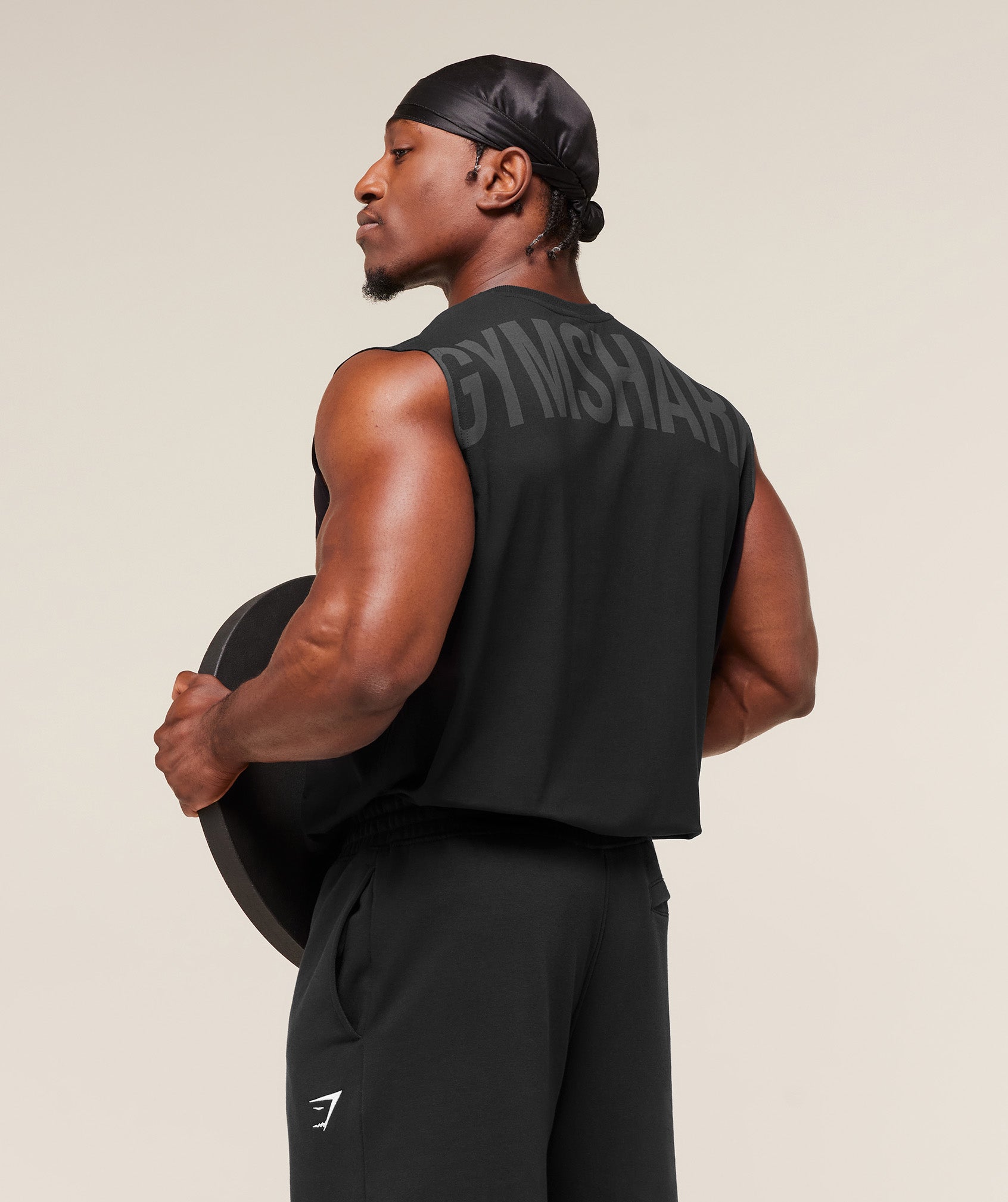 Gymshark Power Cut Off Tank Black