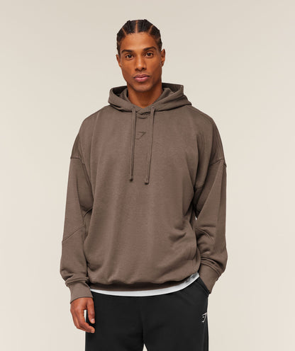 Gymshark Power Oversized Hoodie Soft Brown
