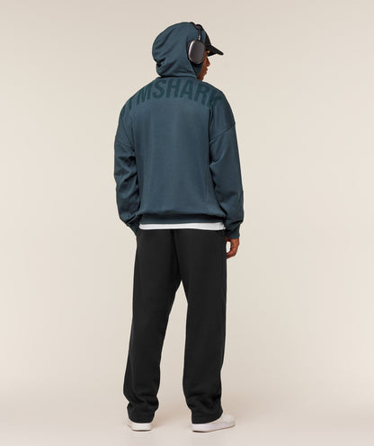 Gymshark Power Oversized Hoodie Gs Stealth Blue