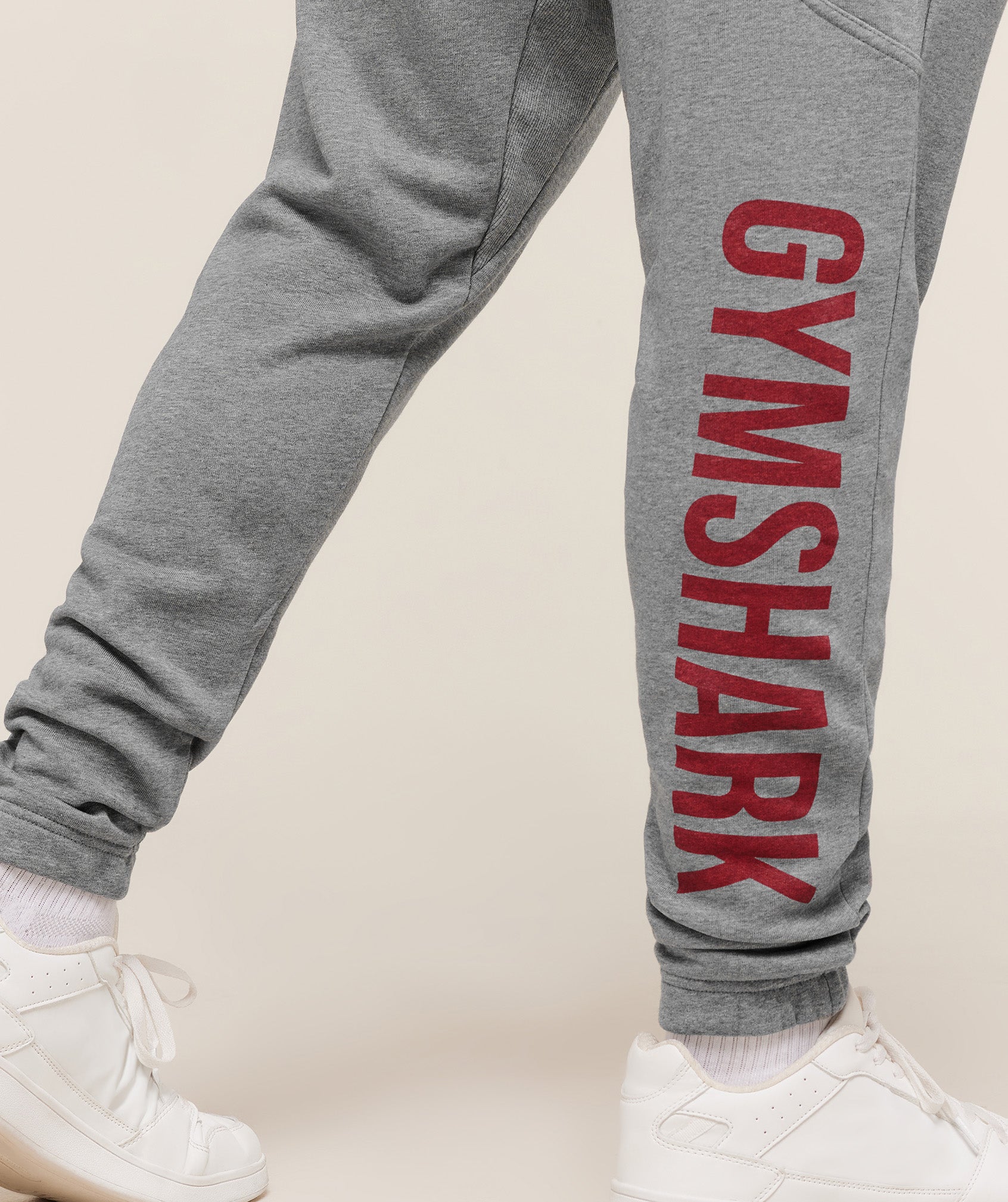Gymshark Power Wordmark Joggers Charcoal Core Marl