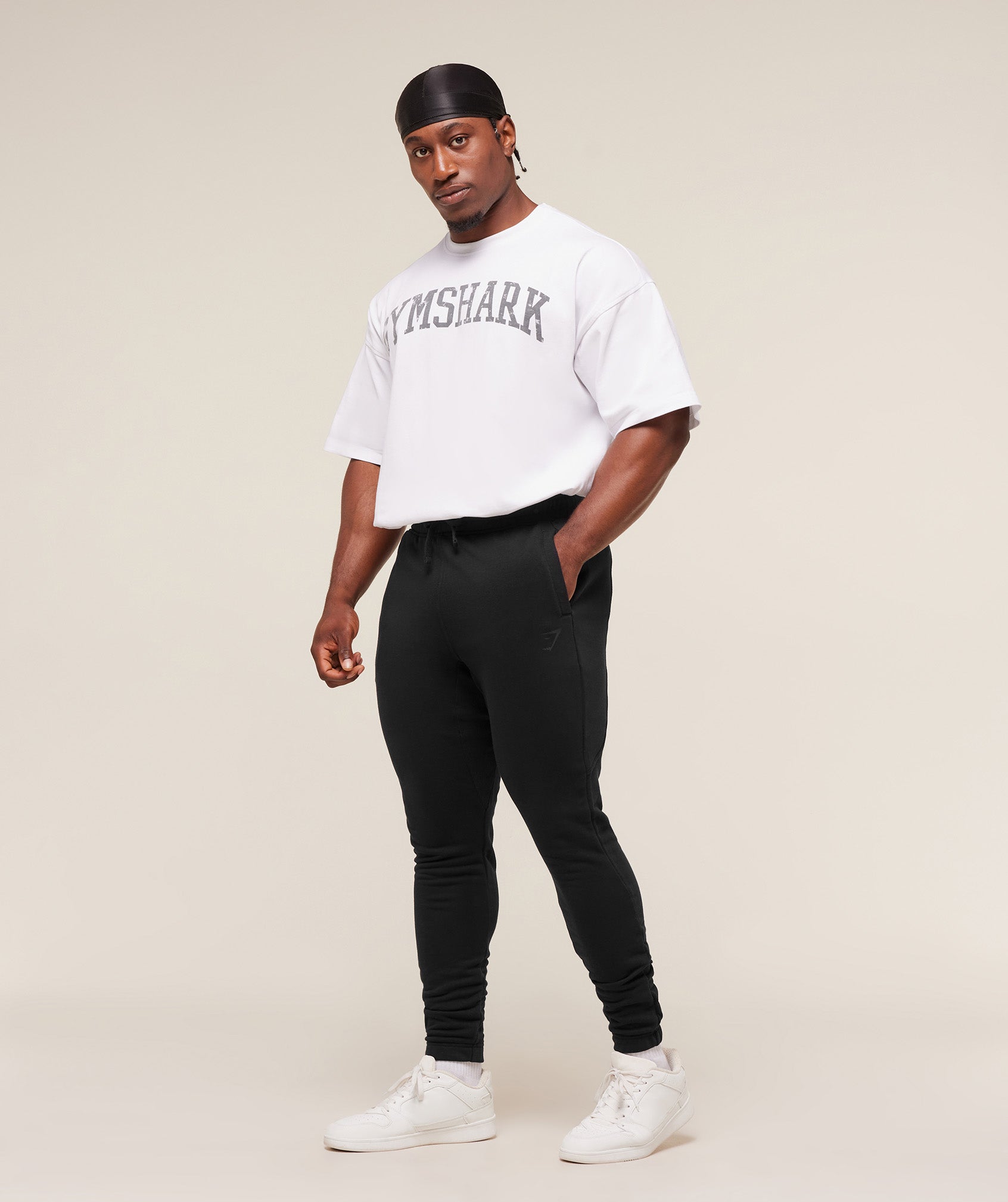 Gymshark Power Wordmark Jogger Black