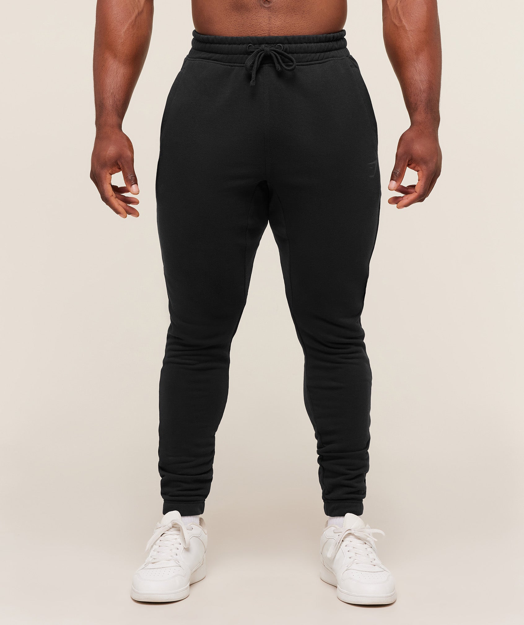 Gymshark Power Wordmark Jogger Black