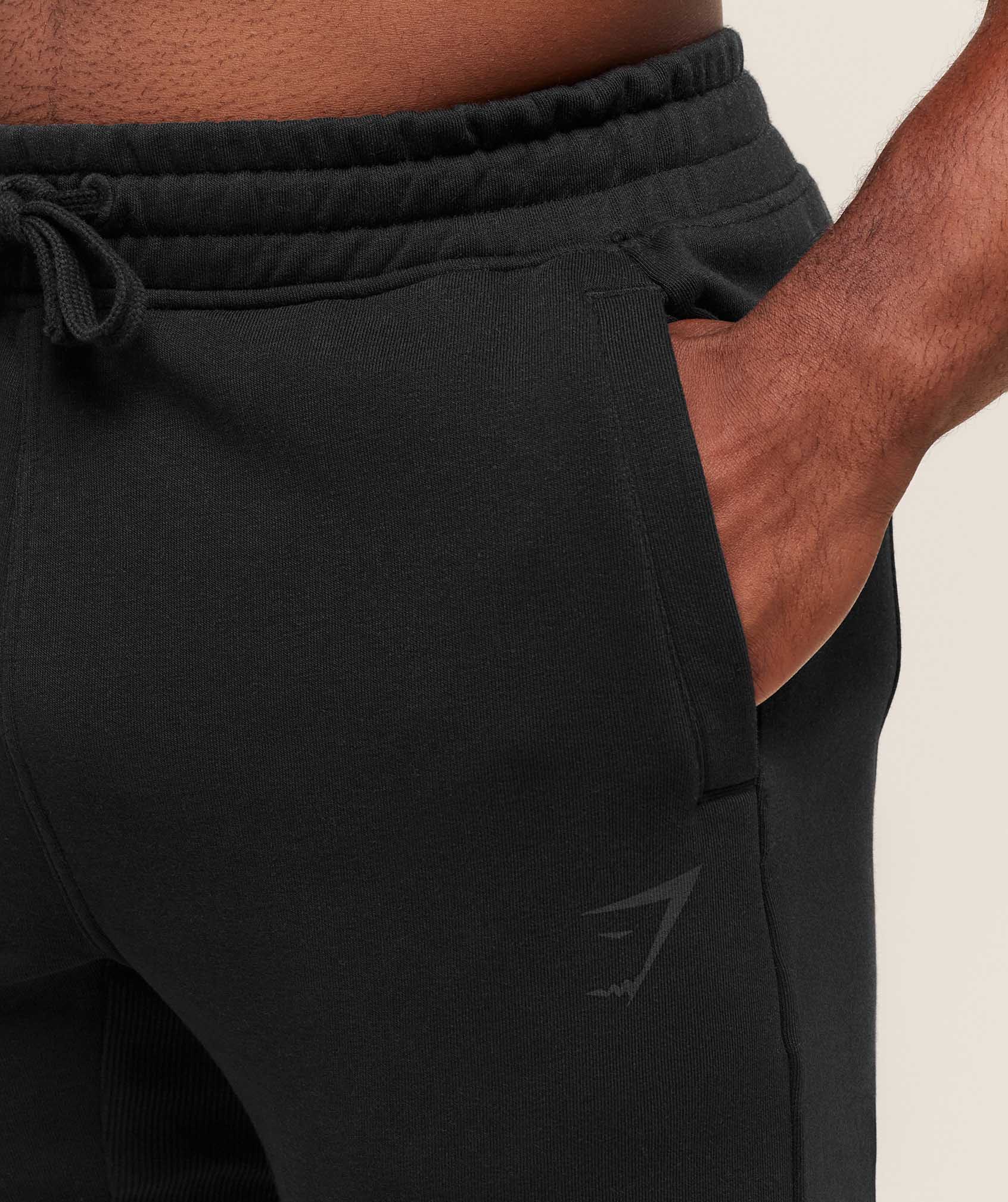 Gymshark Power Wordmark Jogger Black