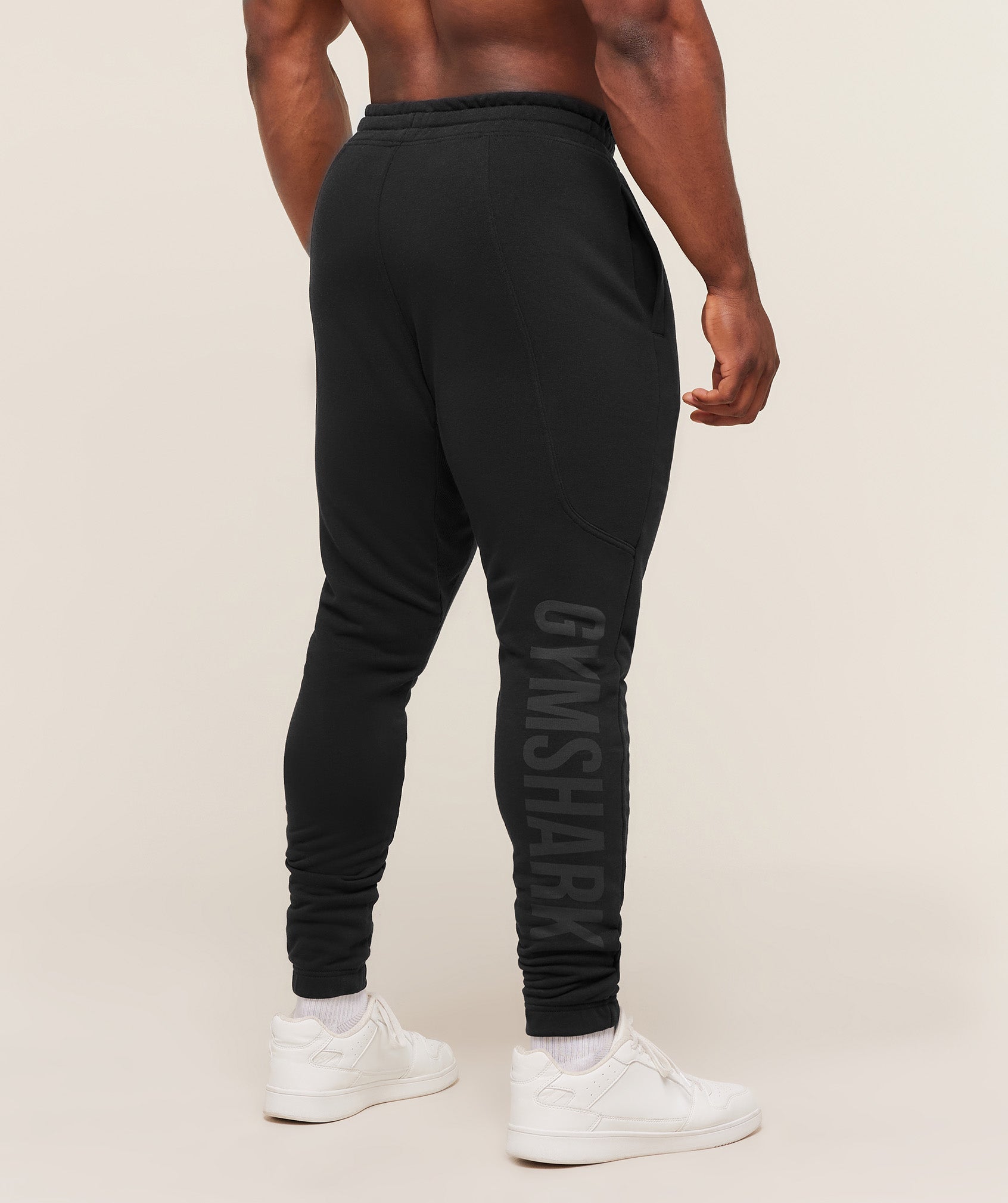 Gymshark Power Wordmark Jogger Black