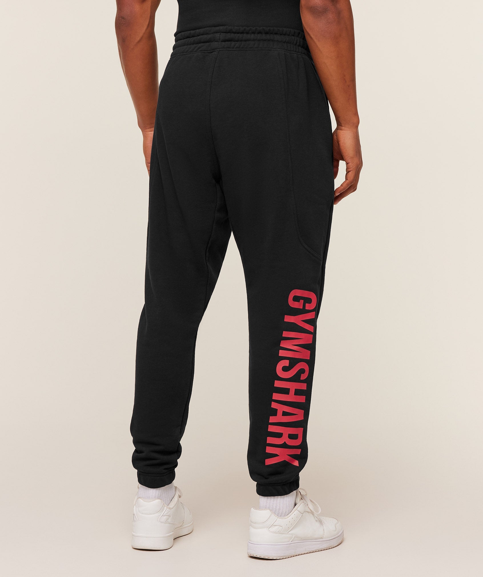 Gymshark Power Wordmark Joggers Black