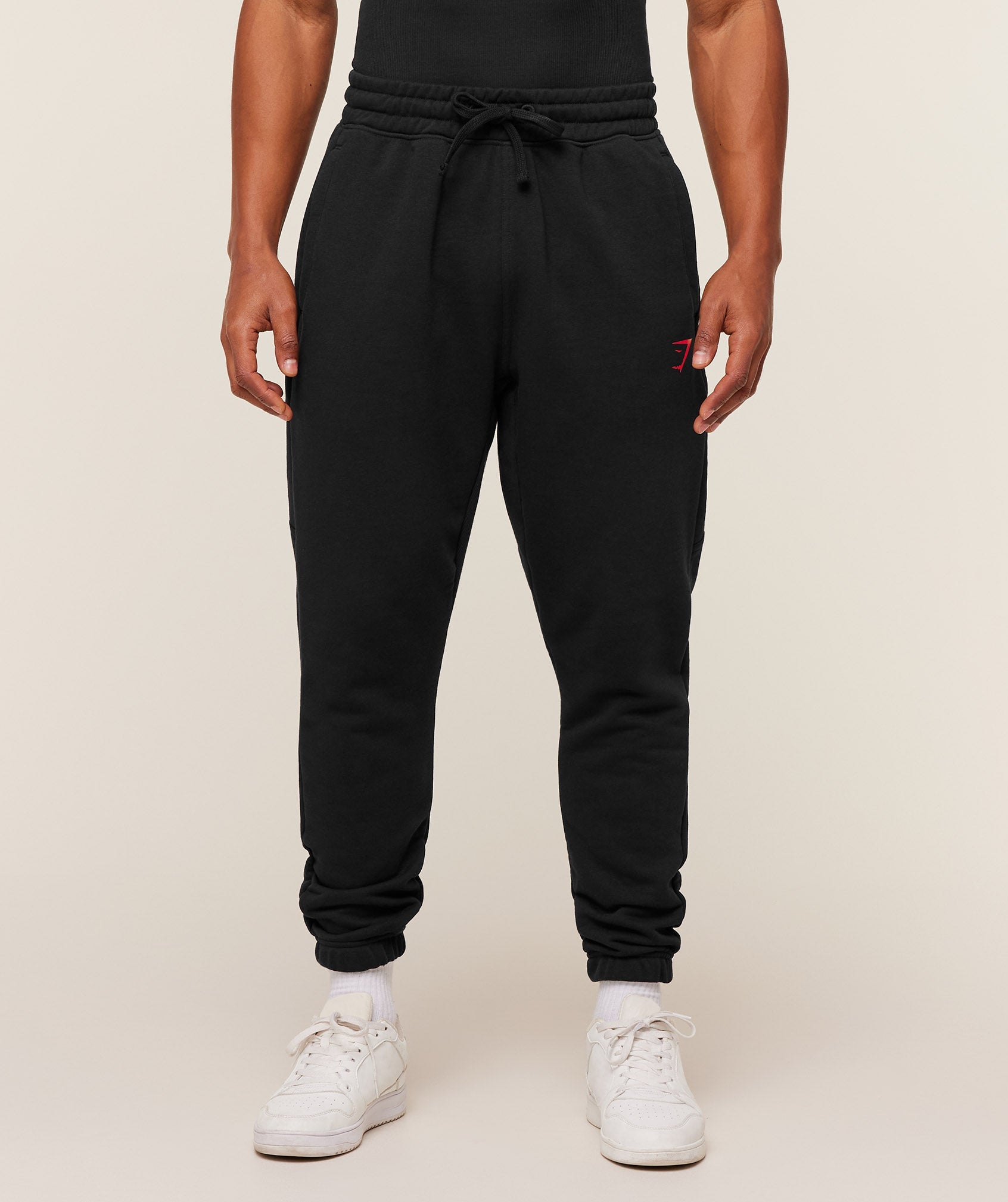 Gymshark Power Wordmark Joggers Black