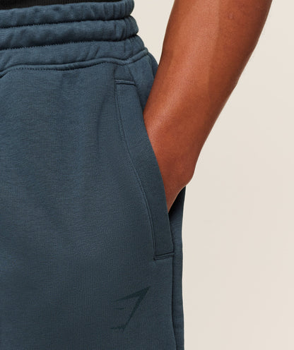 Gymshark Power Wordmark Joggers Gs Stealth Blue