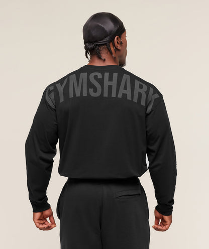 Gymshark Power Long Sleeve T-Shirt Black