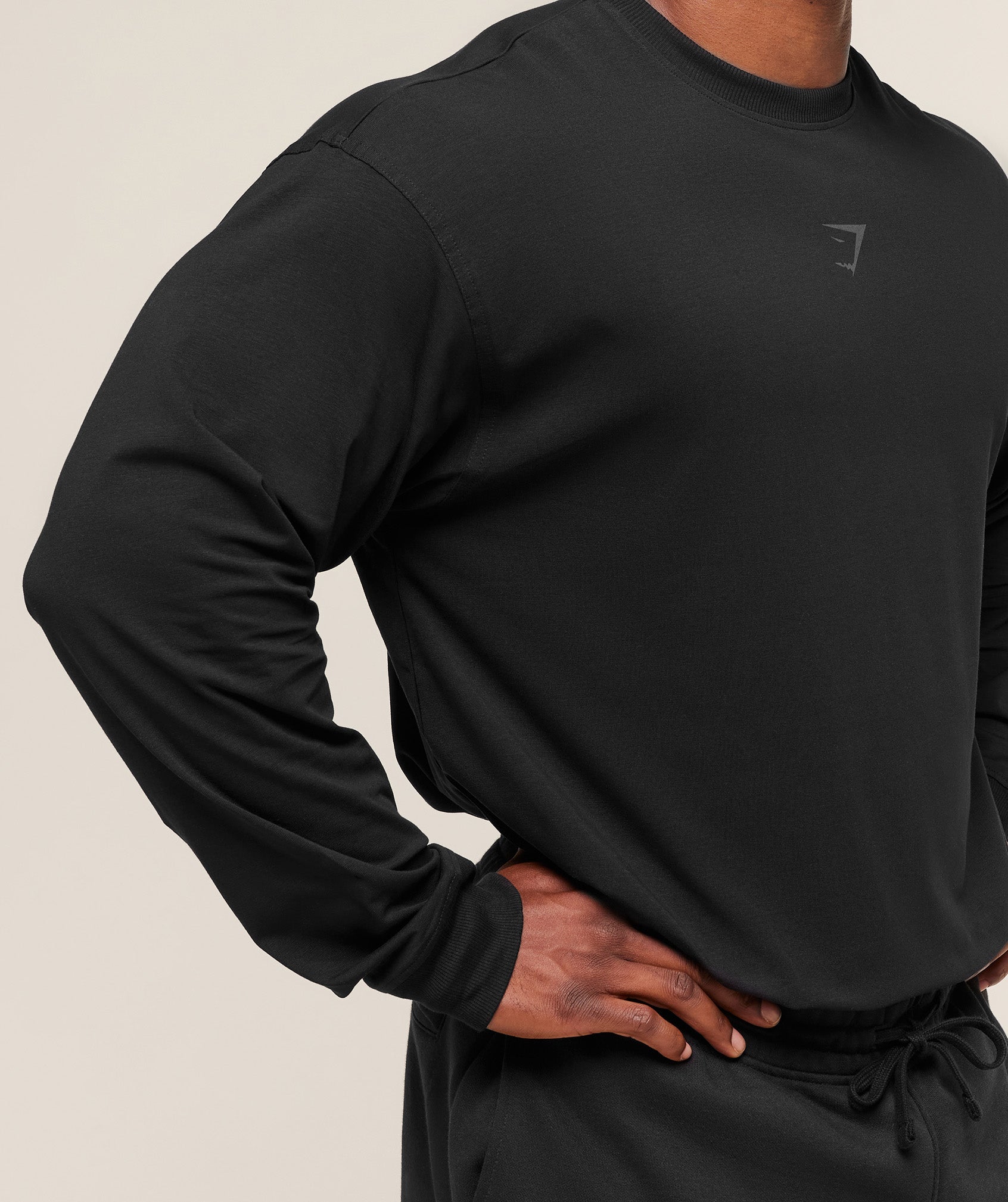 Gymshark Power Long Sleeve T-Shirt Black
