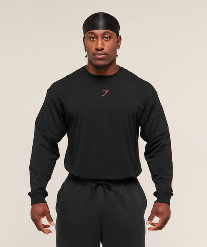 Gymshark Power Long Sleeve T-Shirt Black