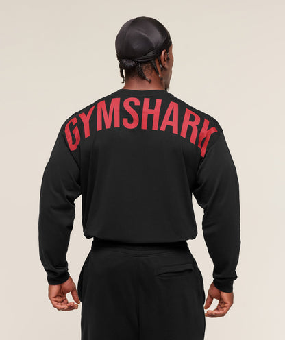 Gymshark Power Long Sleeve T-Shirt Black