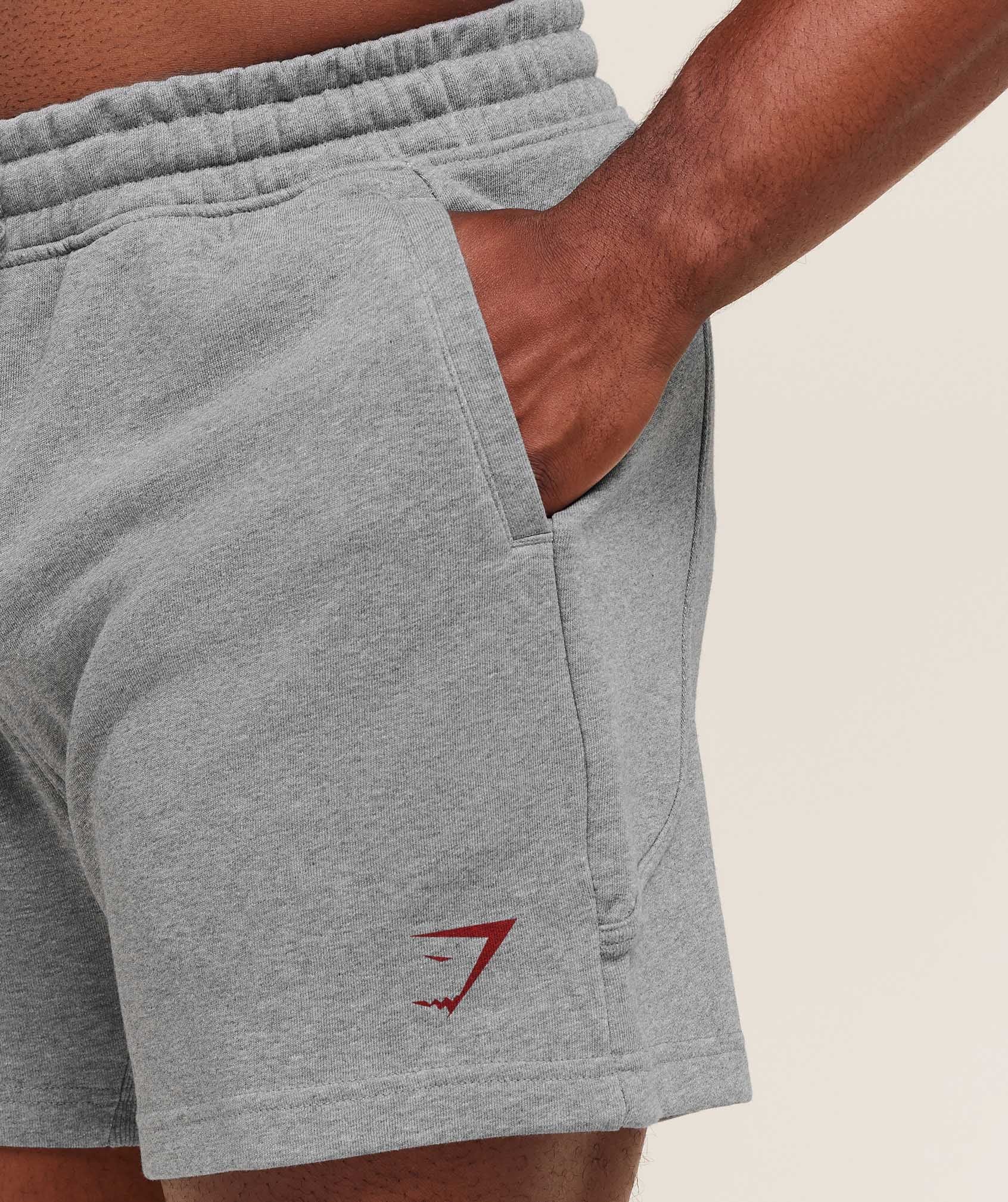 Gymshark Power 5" Shorts Charcoal Core Marl