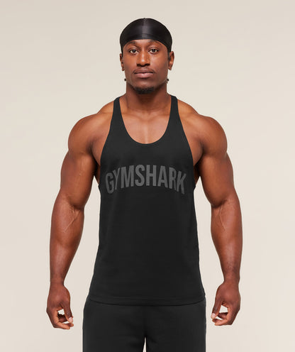 Gymshark Power Stringer Black