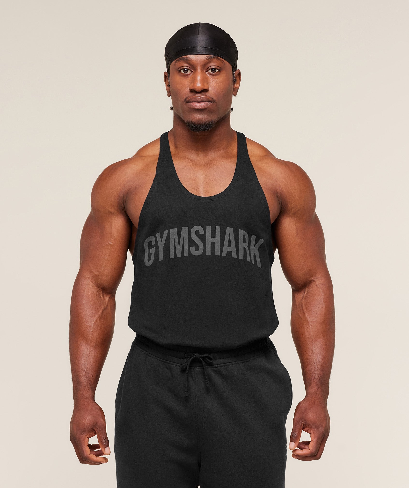 Gymshark Power Stringer Black