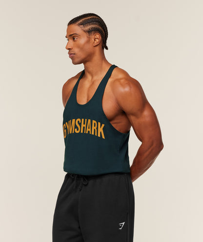 Gymshark Power Stringer Deep Petrol Blue
