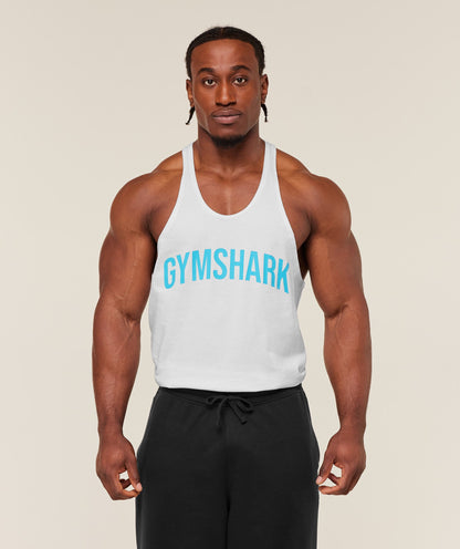 Gymshark Power Stringer Gs White
