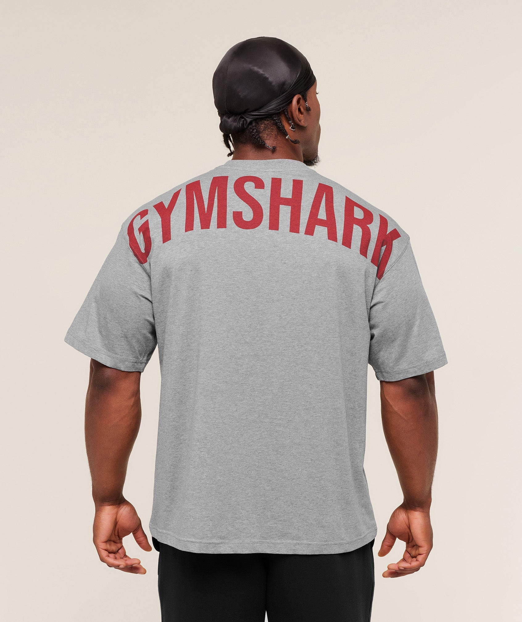 Gymshark Power T-Shirt Charcoal Core Marl