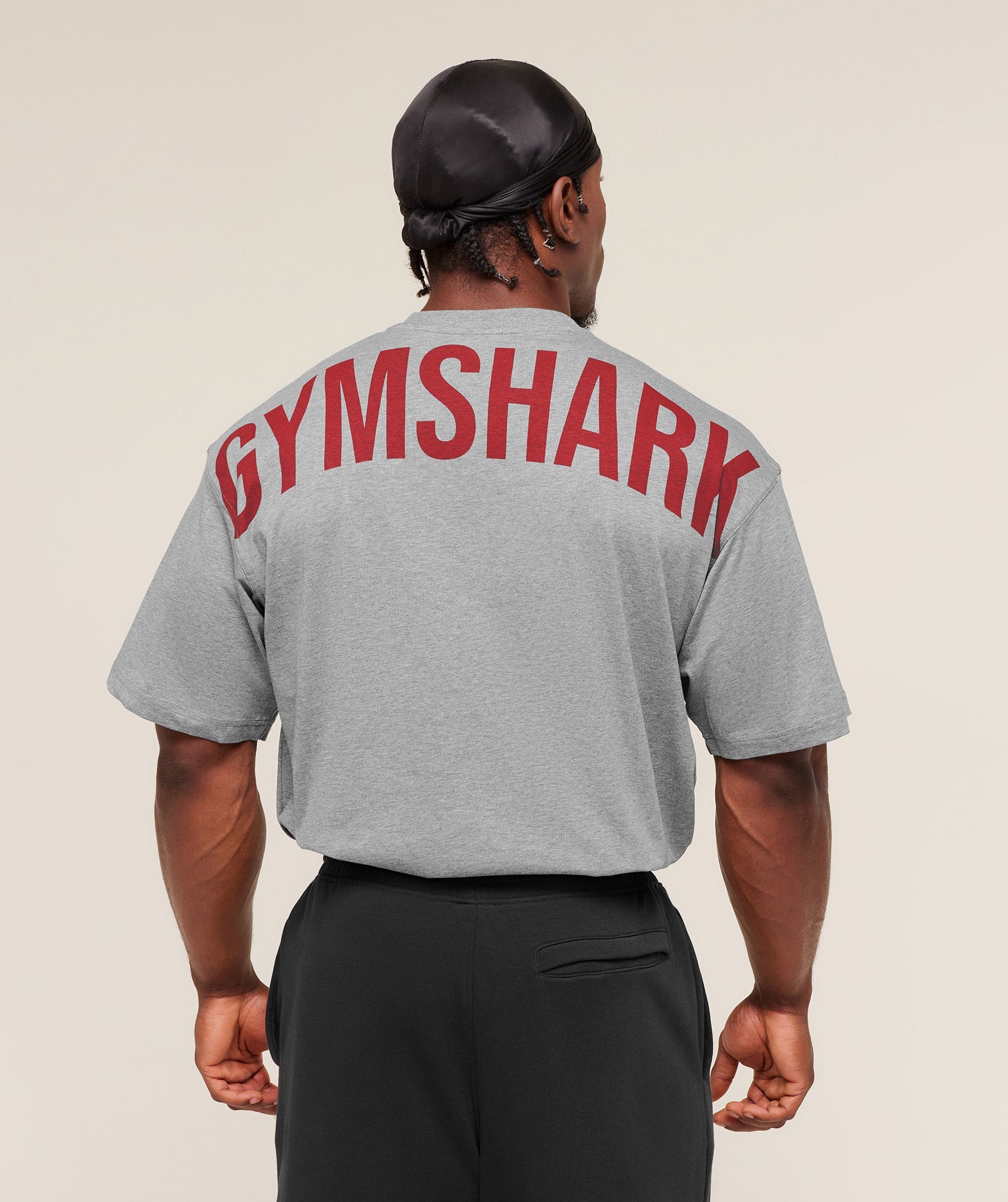 Gymshark Power T-Shirt Charcoal Core Marl