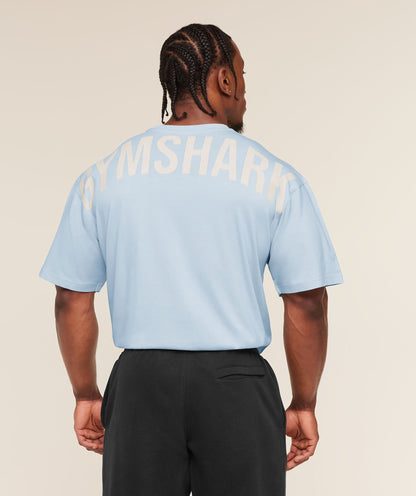Gymshark Power T-Shirt Chilled Blue