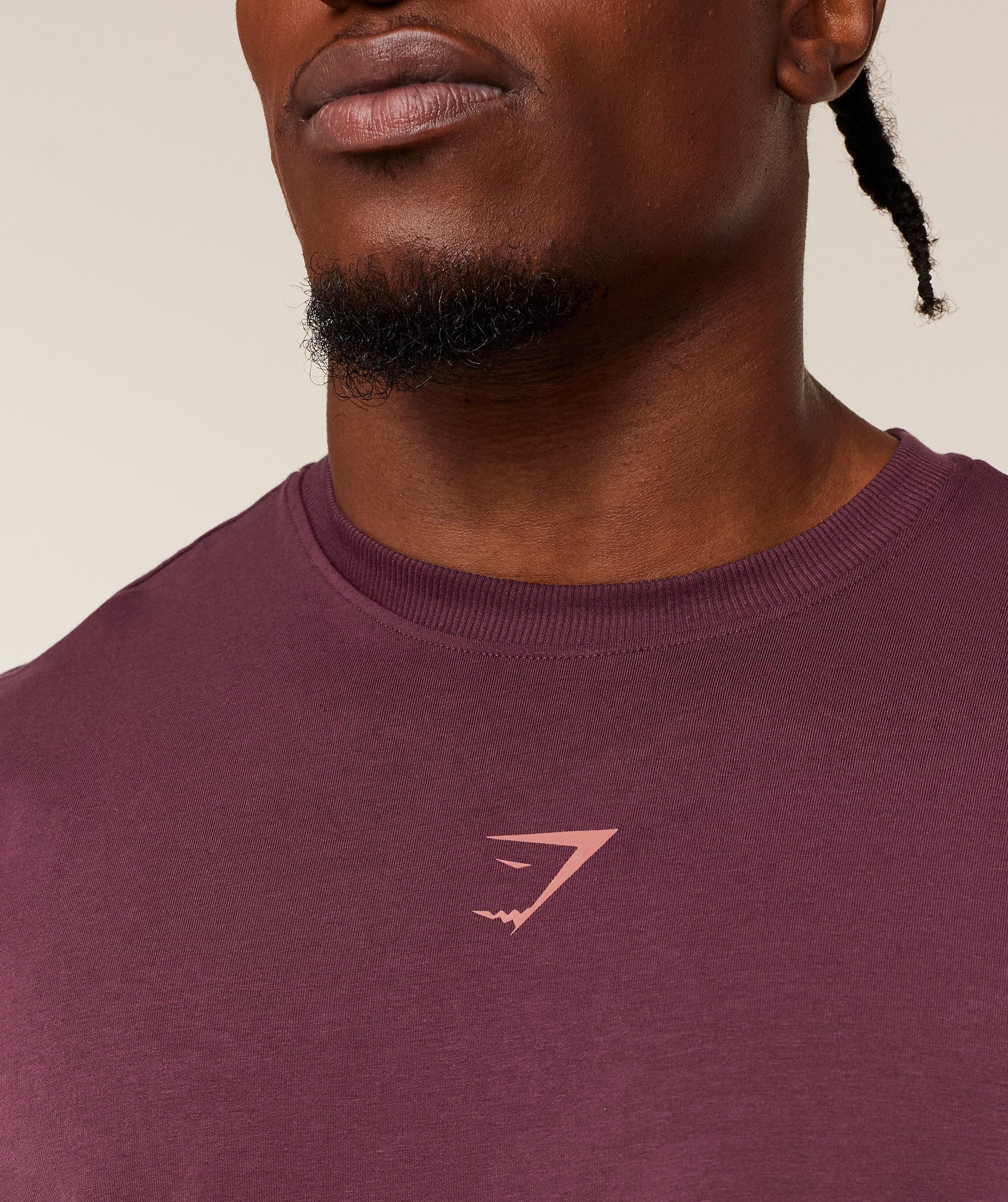 Gymshark Power T-Shirt Gs Impact Burgundy