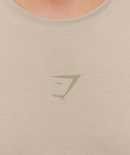 Gymshark Power T-Shirt Mushroom Grey