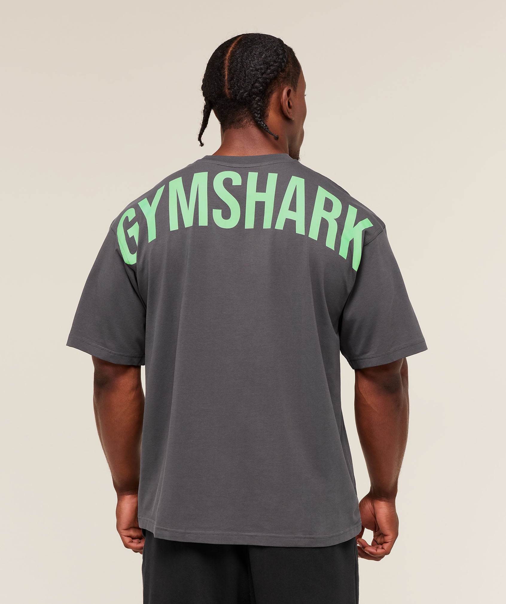 Gymshark Power T-Shirt Onyx Grey