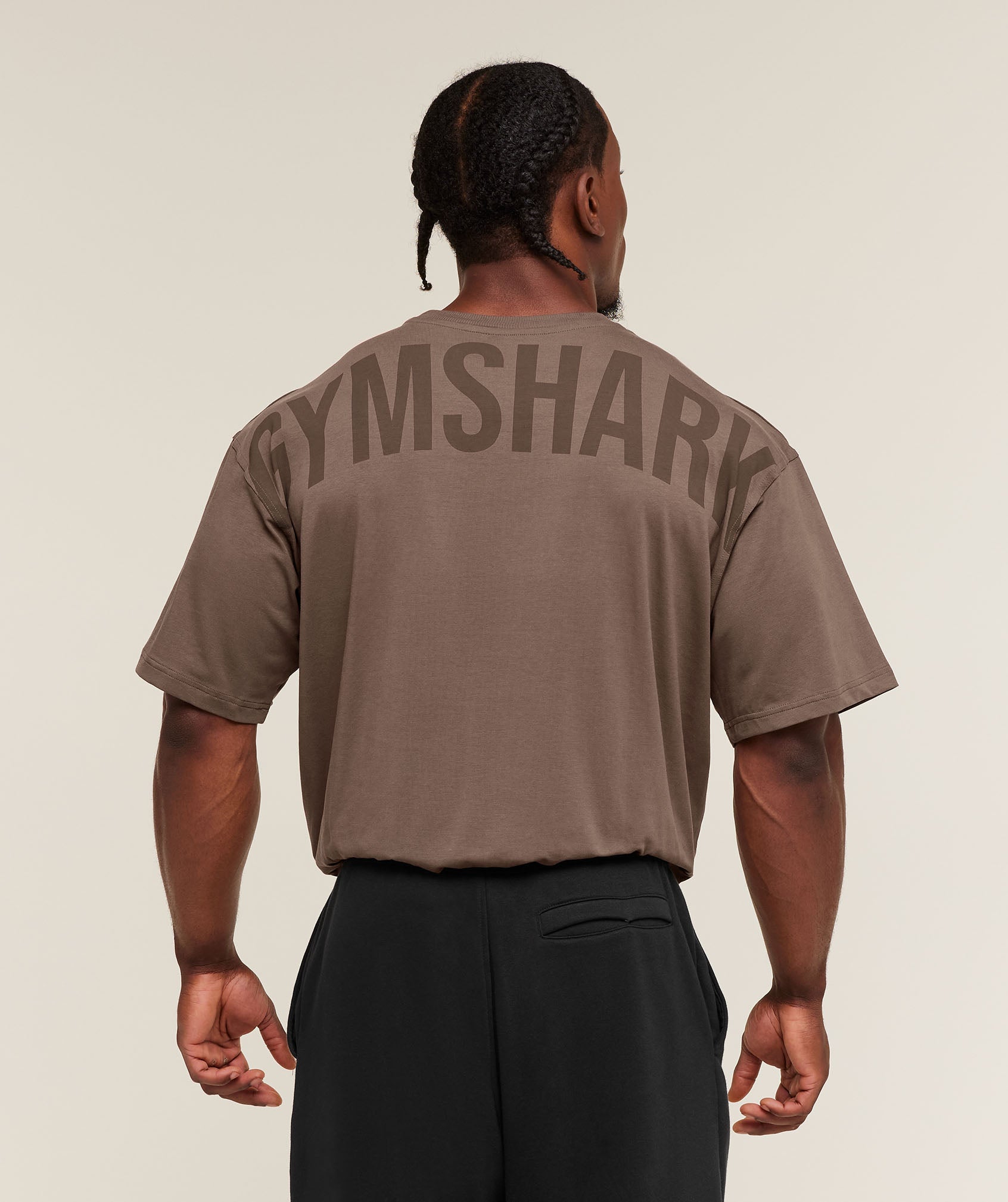 Gymshark Power T-Shirt Soft Brown