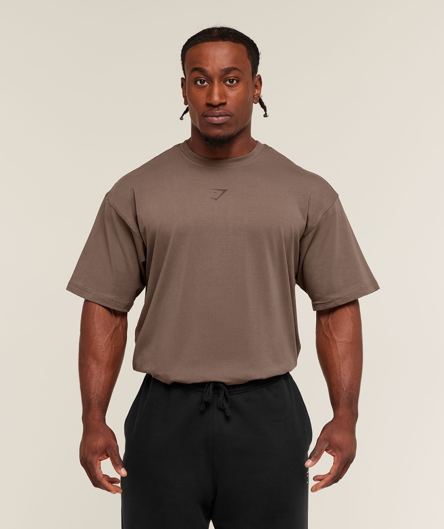 Gymshark Power T-Shirt Soft Brown