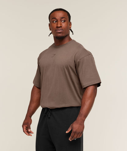 Gymshark Power T-Shirt Soft Brown