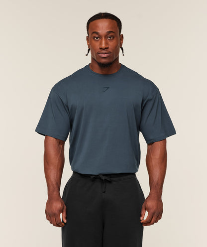 Gymshark Power T-Shirt Gs Stealth Blue