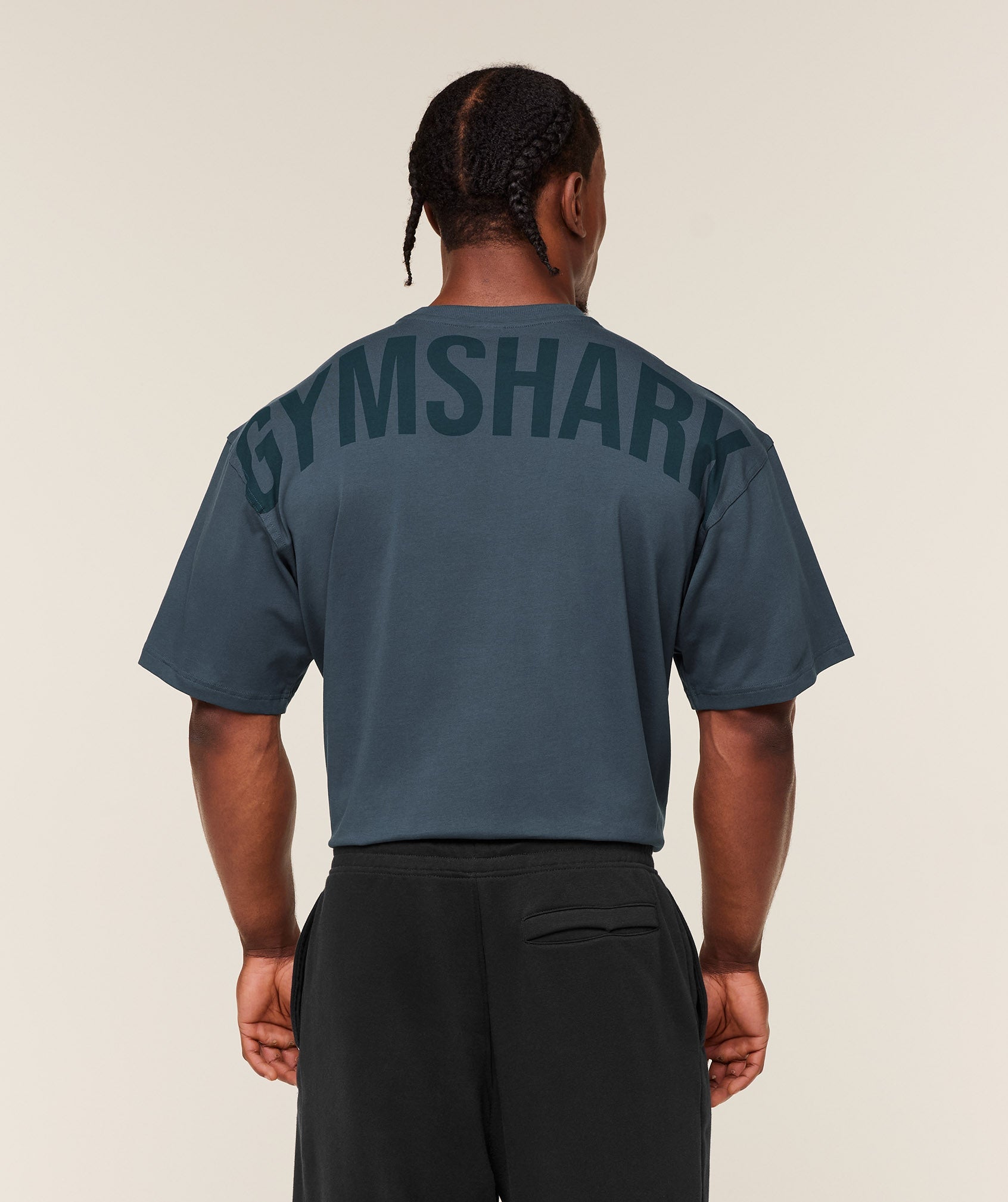 Gymshark Power T-Shirt Gs Stealth Blue