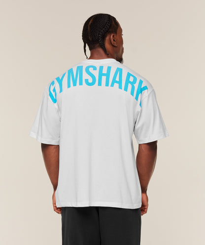 Gymshark Power T-Shirt Gs White