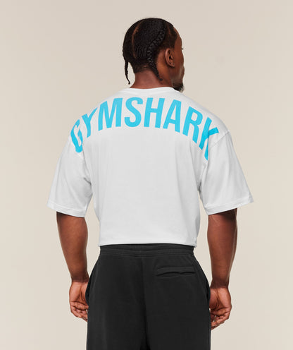 Gymshark Power T-Shirt Gs White