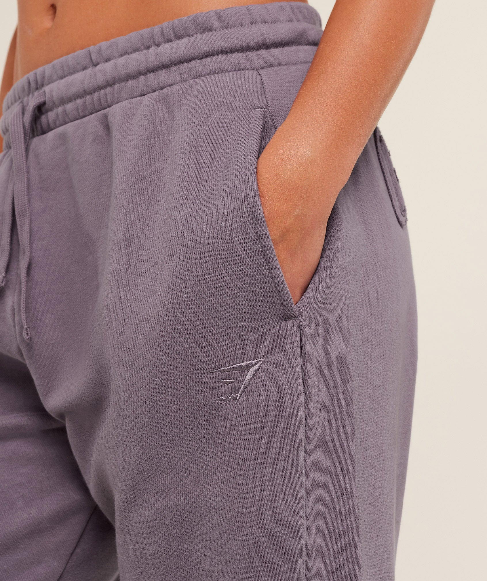 Women's Gymshark Power Washed Cuff Joggers Dusk Purple