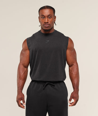 Gymshark Power Washed Tank Gs Black
