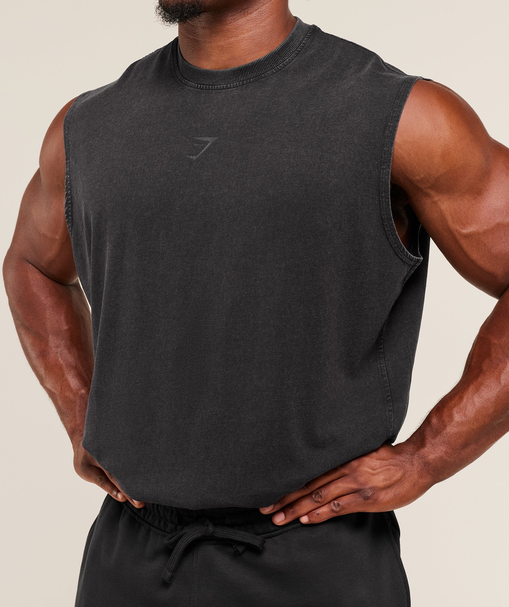 Gymshark Power Washed Tank Gs Black