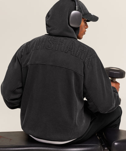 Gymshark Power Washed Hoodie Gs Black