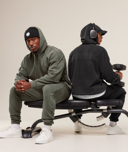 Gymshark Power Washed Hoodie Gs Black