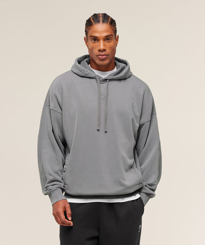 Gymshark Power Washed Hoodie Gs Medium Grey