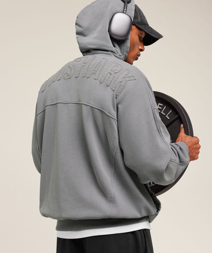 Gymshark Power Washed Hoodie Gs Medium Grey