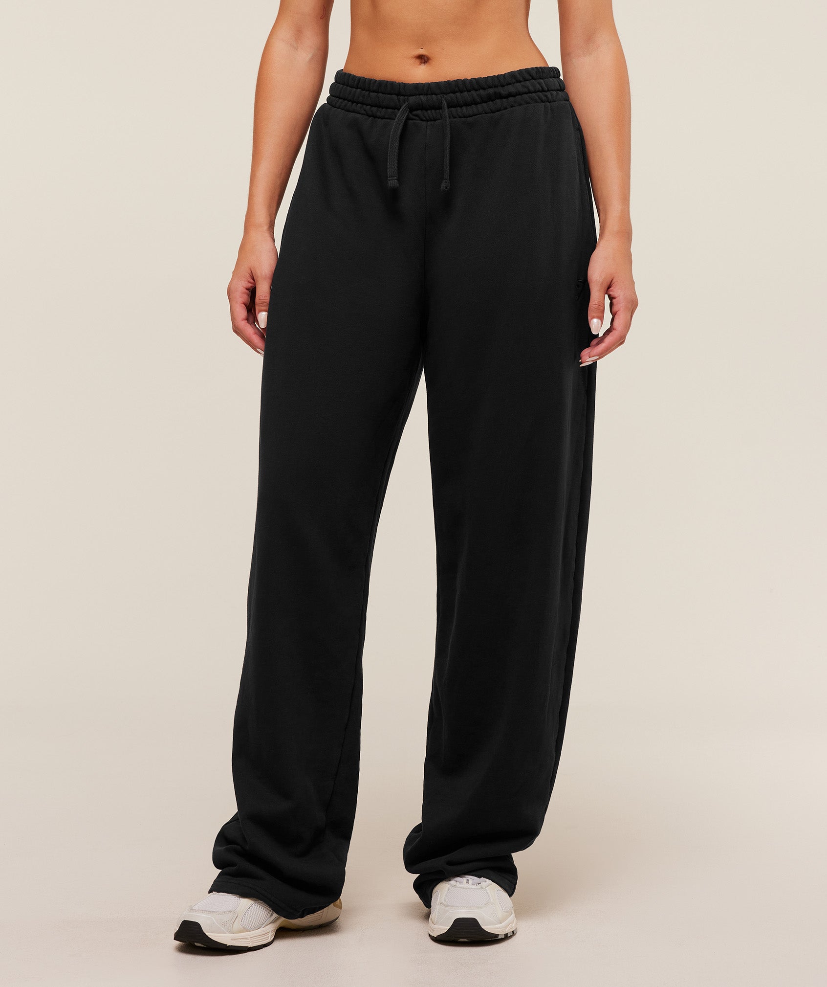 Women's Gymshark Power Washed Joggers Black