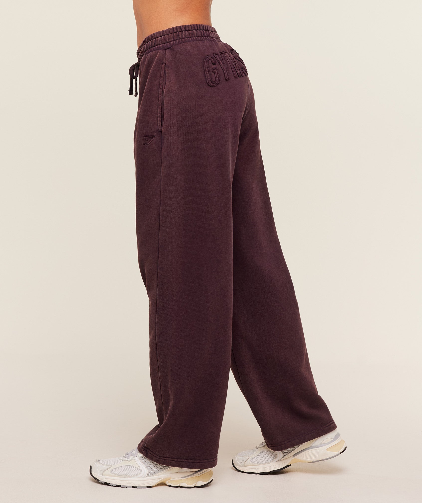 Women's Gymshark Power Washed Joggers Cherry Purple